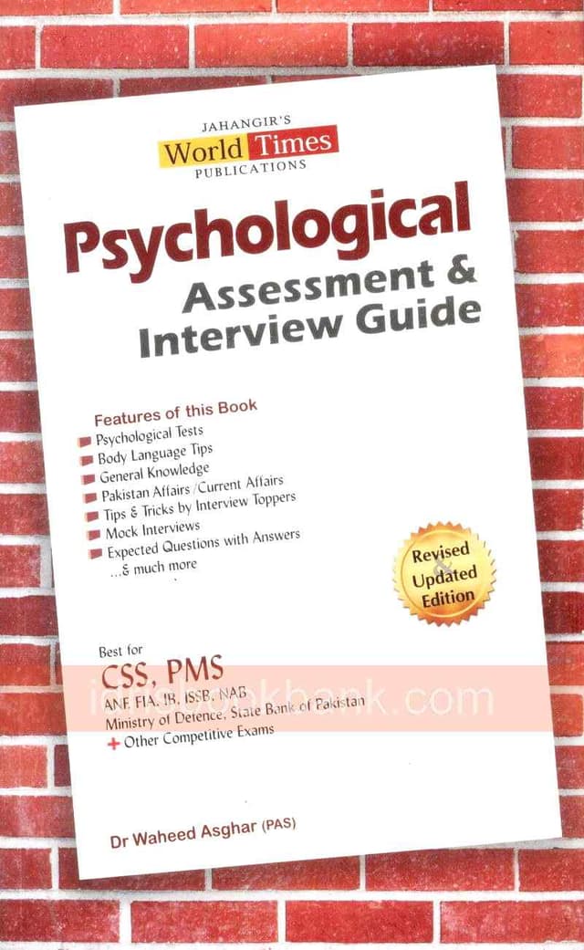 JBD PSYCHOLOGICAL ASSESSMENT & INTERVIEW GUIDE CSS PMS