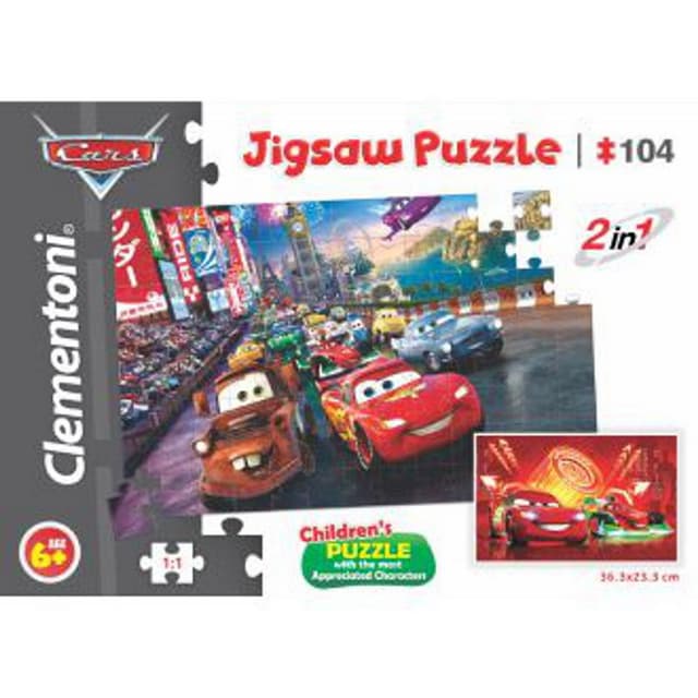 JIGSAW PUZZLE (2 IN 1) CARS