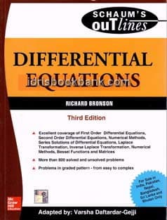 SCHUMS DIFFERENTIAL EQUATIONS 3E