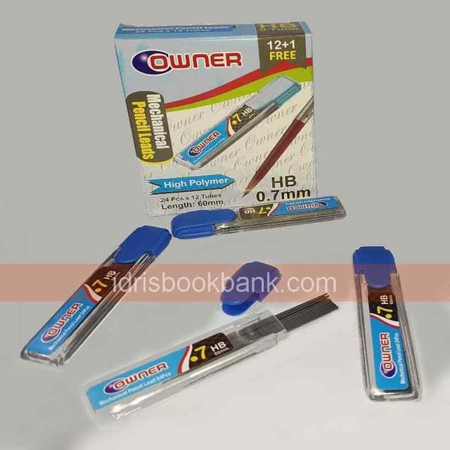 OWNER MECHANICAL PENCIL LEADS HB 0.7