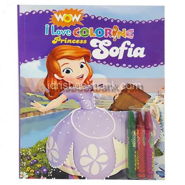 WOW I LOVE COLOURING PRINCESS SOFIA