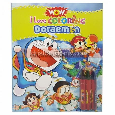 WOW I LOVE COLOURING DORAEMON