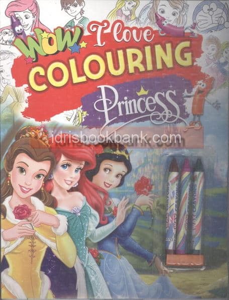 WOW I LOVE COLOURING PRINCESS