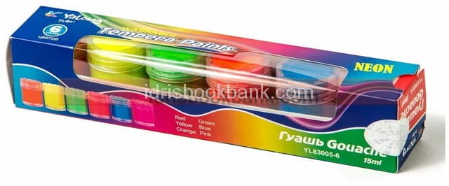 YALONG POSTER COLOUR NEON YL83005-6