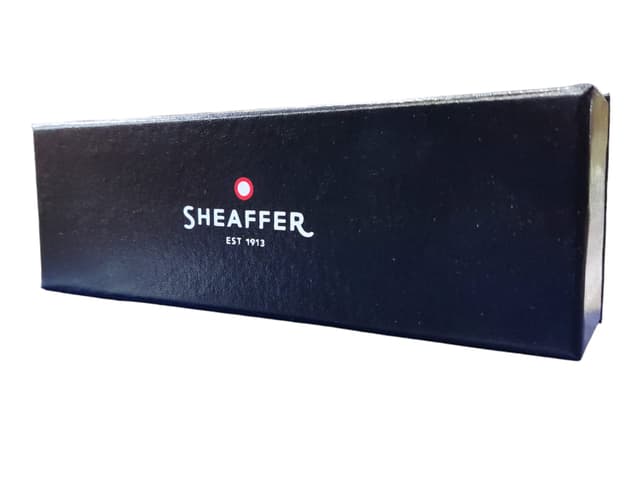 SHEAFFER FOUNTAIN PEN VFM STROBE SILVER NICKEL NO 9400 FP