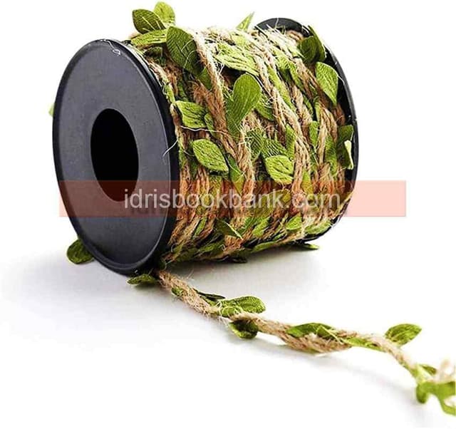 JUTE DORI WITH GREEN LEAVE