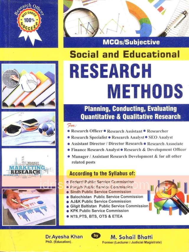 SOCIAL AND EDUCATIONAL RESEARCH METHODS