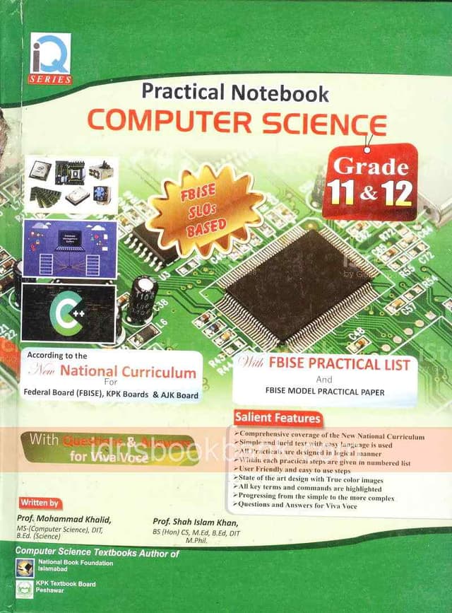 IQRA PC COMPUTER SCIENCE 11-12 FB