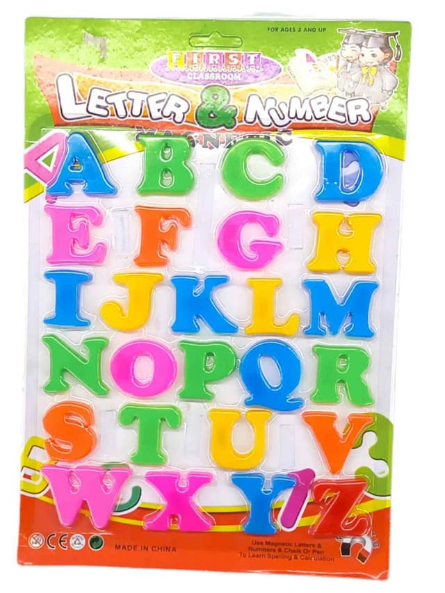 BOSS MAGNETIC LETTERS A TO Z ALPHABETS