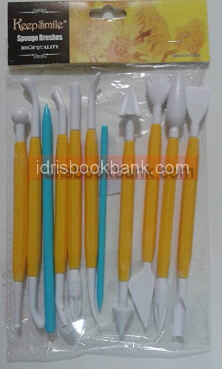 KEEP SMILING PLASTIC ART TOOLS 11 PCS NO-TS-11