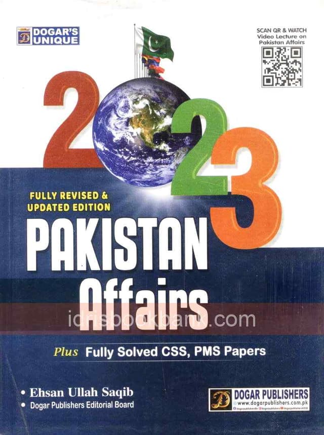DOGAR UNI PAKISTAN AFFAIRS 2023
