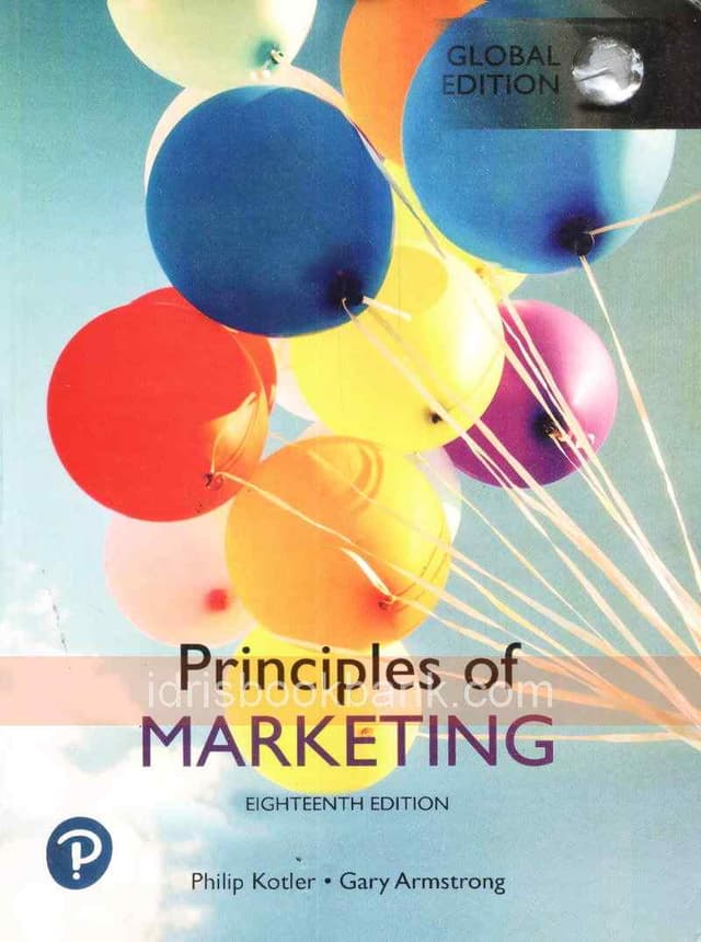 PRINCIPLES OF MARKETING 18 ED