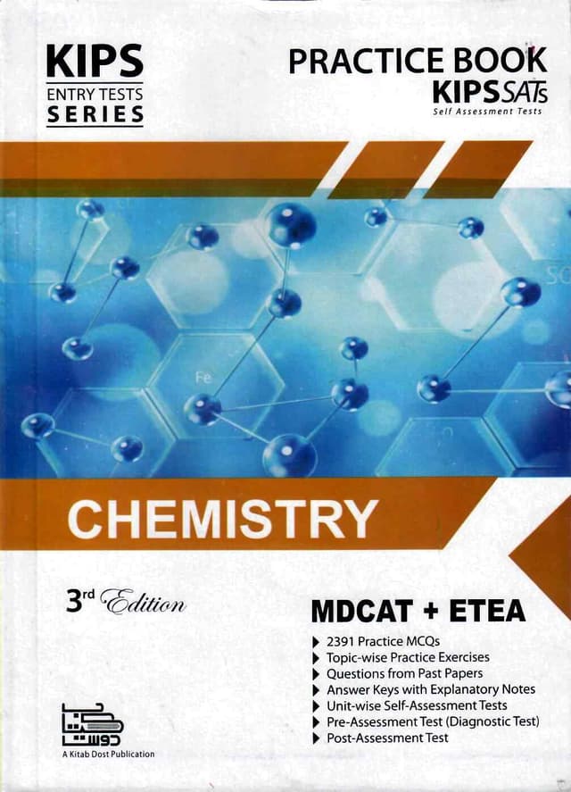 KIPS ENTRY TESTS SERIES PRACTICE BOOK CHEMISTRY MDCAT + ETEA