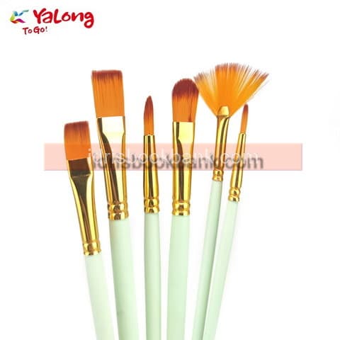 YALONG PAINT BRUSH ARTIST 6 PCS NOYL213713-1