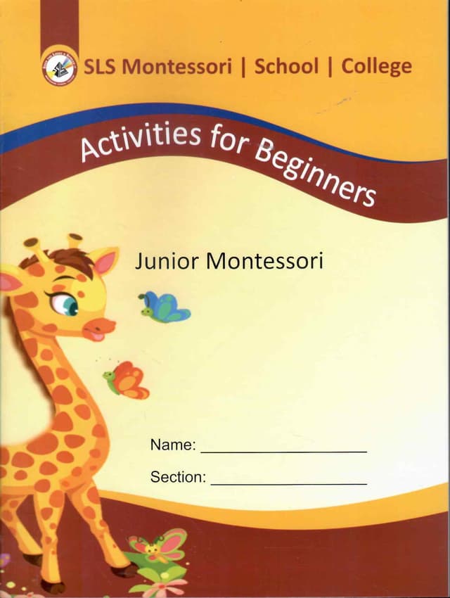 SLS ACTIVITIES FOR BEGINNERS JM