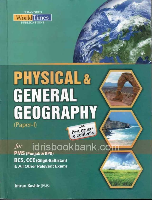 JBD PHYSICAL & GENERAL GEOGRAPHY PAPER 1 FOR PMS BCS CCE