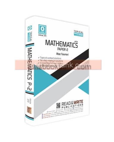ARTICLE 270 MATHEMATICS O LEVEL P2 TOPICAL