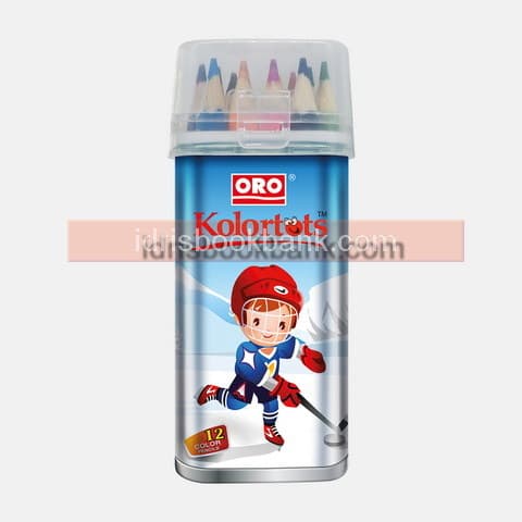 ORO 12 COLOUR HALF PLASTIC PC