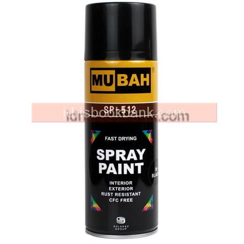 MUBAH SPRAY PAINT BLACK