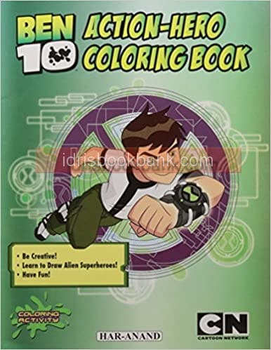 BEN 10 ACTION HERO COLOURING BOOK