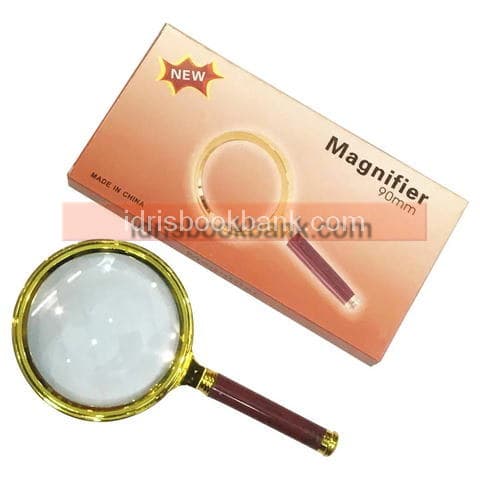 MAGNIFIER GLASS GOLDEN 70MM