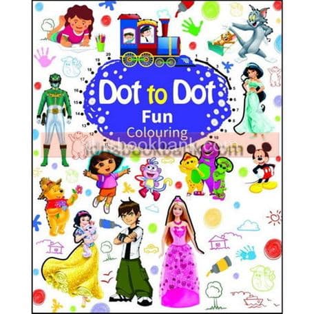 DOT TO DOT FUN COLOURING