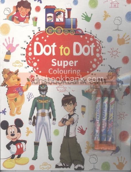 DOT TO DOT SUPER COLOURING (BOYS)
