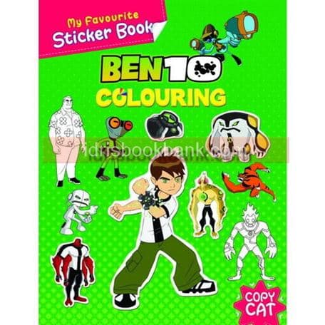 MY FAVOURITE STICKER BOOK BEN 10 COLOURING