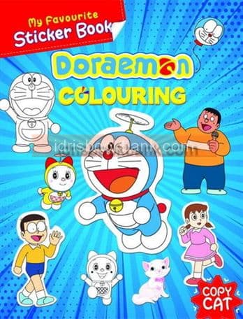 MY FAVOURITE STICKER BOOK DORAEMON COLOURING