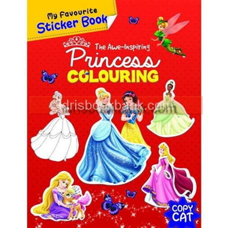 MY FAVOURITE STICKER BOOK PRINCES COLOURING