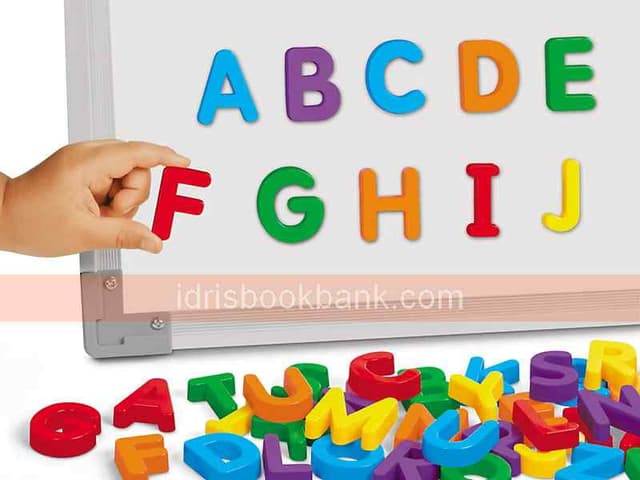 MAGNETIC UPPER CASE LETTERS