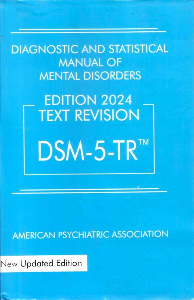 DSM 5 TR UPDATED EDITION