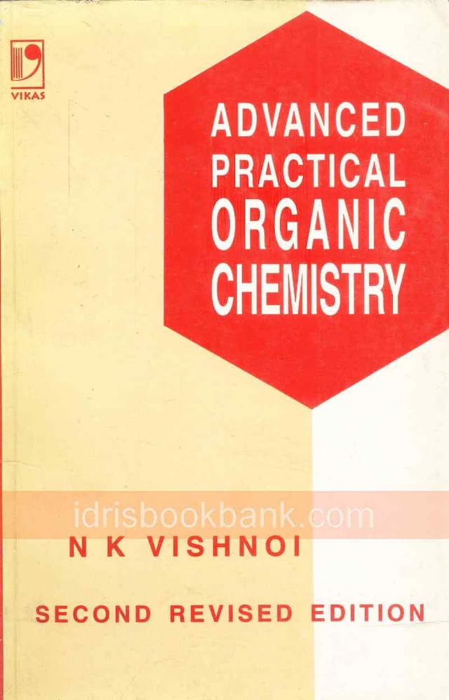 ADVANCED PRACTICAL ORGANIC CHEMISTRY