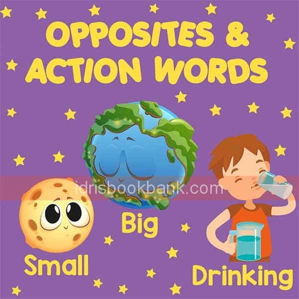PARAMOUNT LITTLE HANDS BOARD BOOK OPPOSITES & ACTION WORDS