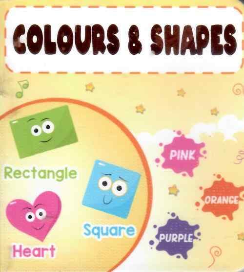 PARAMOUNT LITTLE HANDS BOARD BOOK COLOURS AND SHAPES