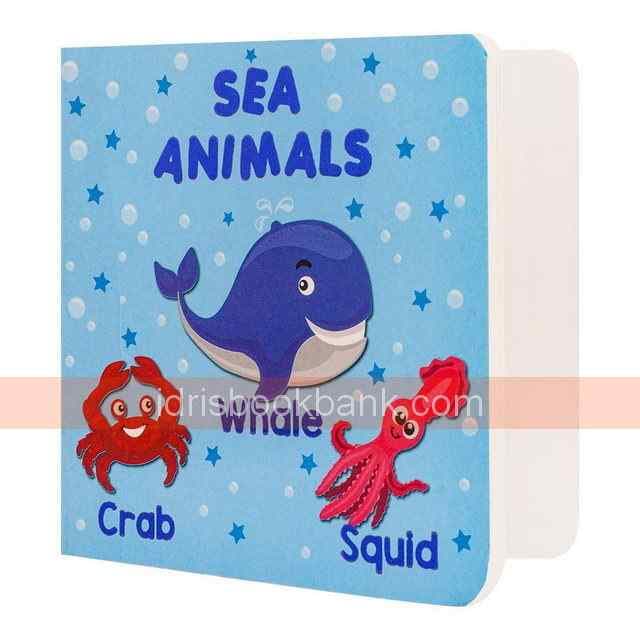 PARAMOUNT LITTLE HANDS BOARD BOOK SEA ANIMALS