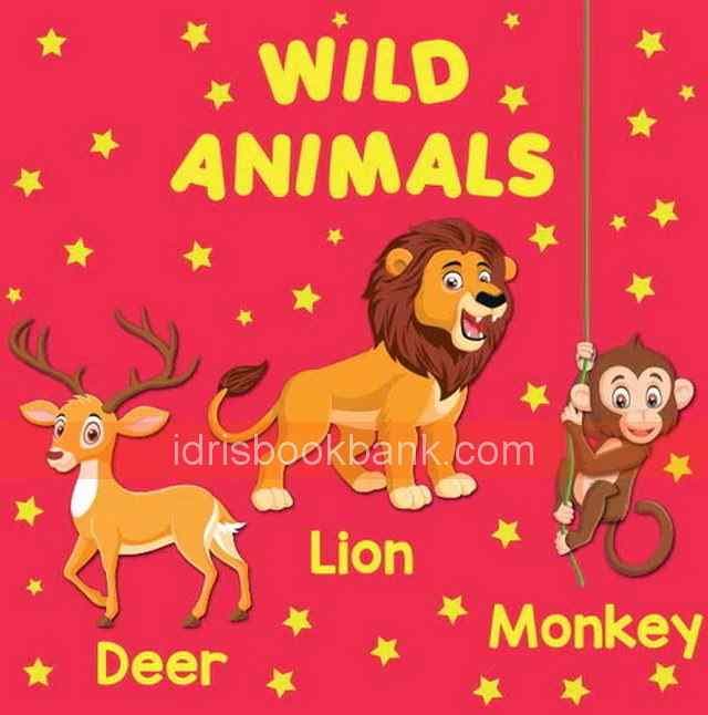 PARAMOUNT LITTLE HANDS BOARD BOOK WILD ANIMALS*