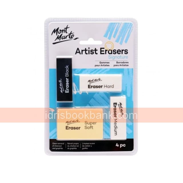 MOUT MARTE ARTIST ERASERS SET