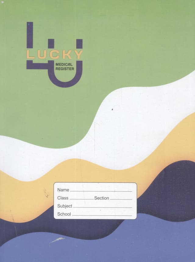 LUCKY CARD REG LOCAL MEDICAL N/L NO 8