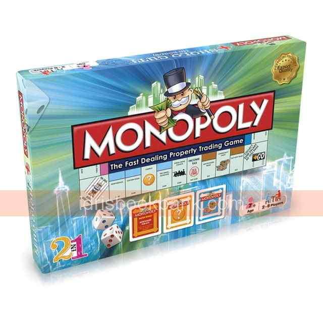 MONOPOLY BLUE BOX FAST DEALING MFD