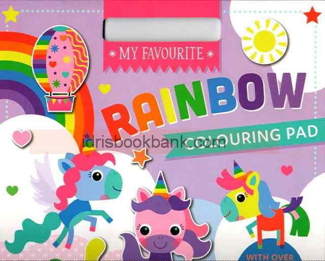 MY FAVOURITE RAINBOW COLOURING PAD