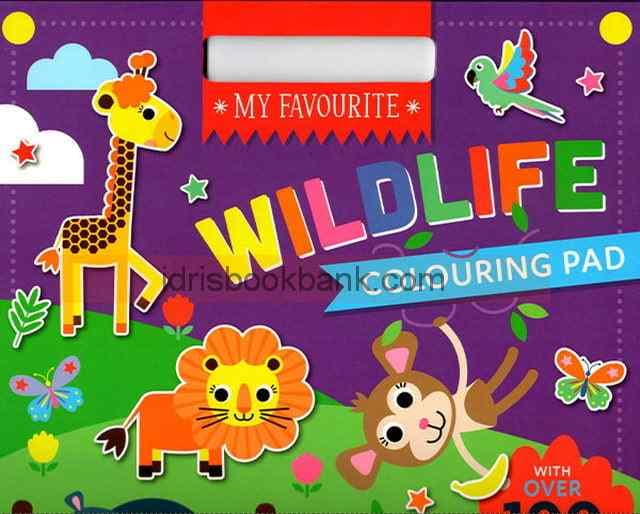 MY FAVOURITE WILDLIFE COLOURING PAD