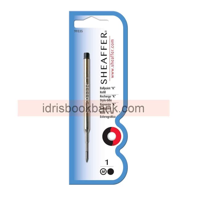 SHEAFFER BALL POINT REFILL BLACK MEDIUM NO-99335