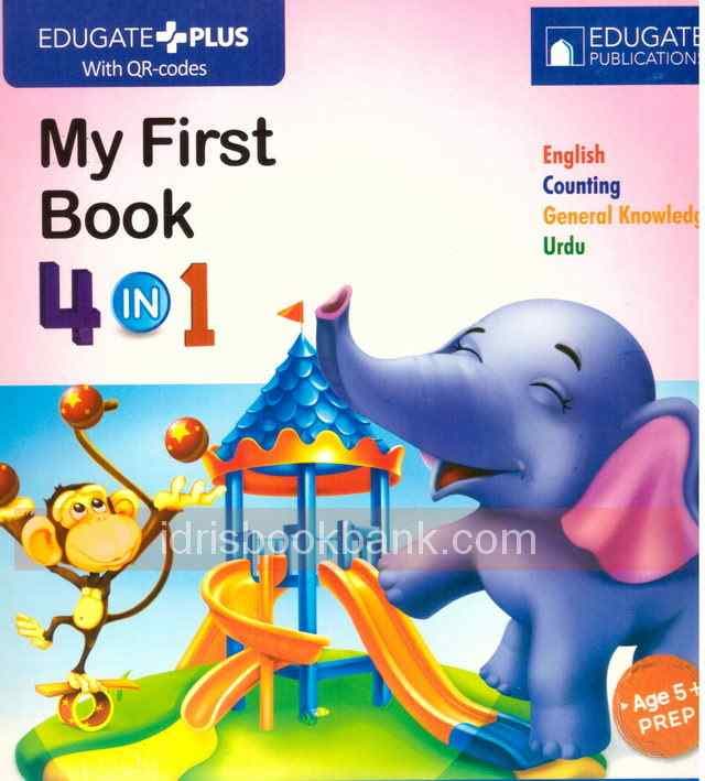 MY FIRST BOOK 4 IN 1 PREP AGE 5+