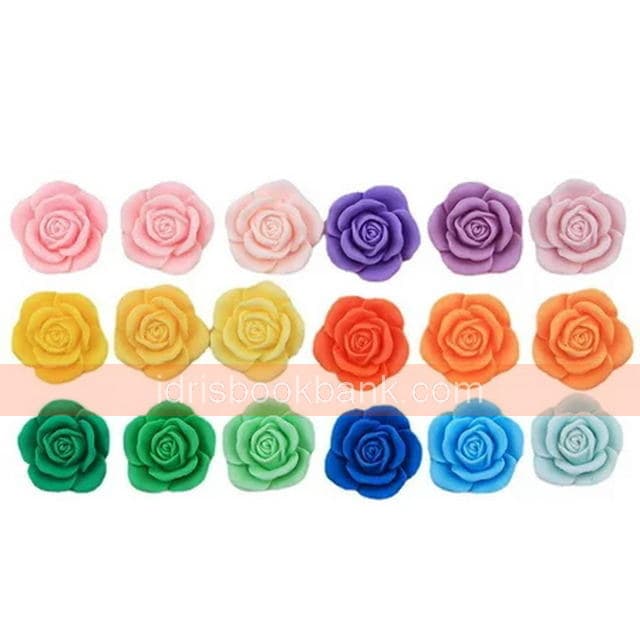 CRAFT ITEM FLOWER BEADS 30 PCS