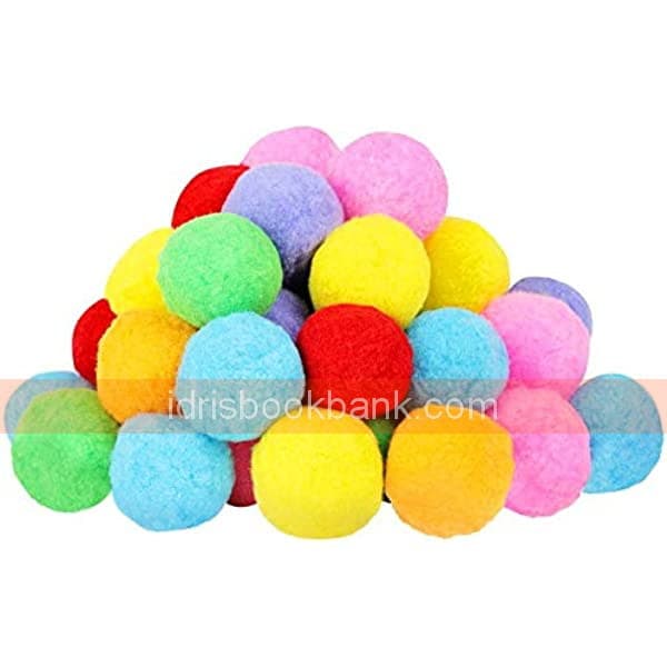 CRAFT ITEM POM POM LARGE 3 PCS