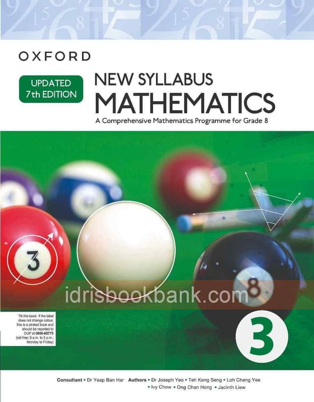 OXFORD NEW SYLLABUS MATHEMATICS 3 UPDATED 7E