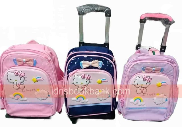 TROLLY BAG HELLO KITTY CARTOON CHARACTER (5500)