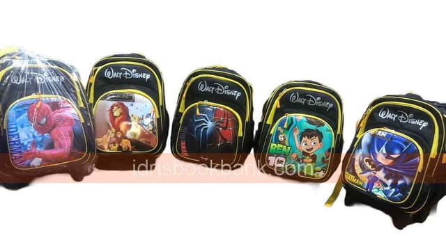 TROLLY BAG MIX CARTOON CHARACTER 13 INCH NO 2012