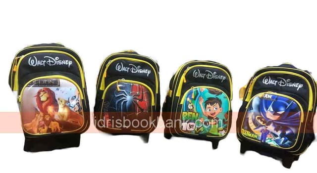 TROLLY BAG MIX CARTOON CHARACTER 13 INCH NO 013